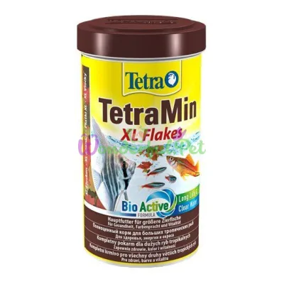 Сухой корм для аквариумных рыб Tetra в хлопьях TetraMin XL Flakes 1 л (для всех аквариумных рыб)