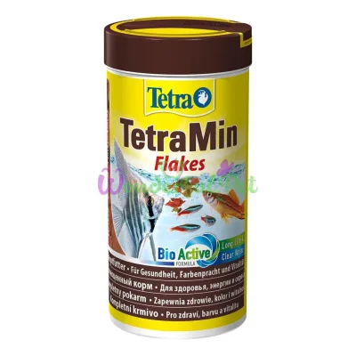 Tetra TetraMin Staple Flake Aquarium Fish Food 250 ml