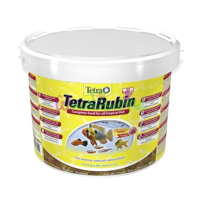 Сухой корм для аквариумных рыб Tetra в хлопьях TetraRubin 10 л (для всех аквариумных рыб)