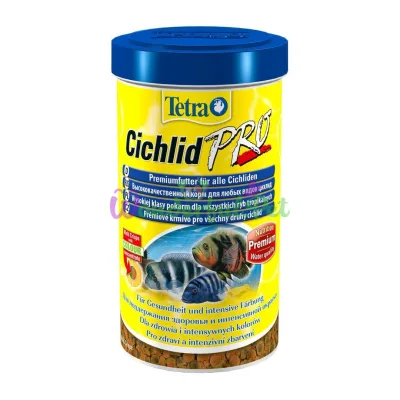 Сухой корм для аквариумных рыб Tetra в чипсах Cichlid Pro 500 л (для всех цихлид)