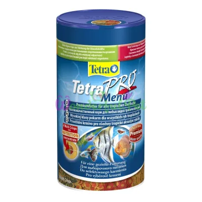 Сухой корм для аквариумных рыб Tetra в чипсах TetraPro Menu 250 мл (для всех аквариумных рыб)