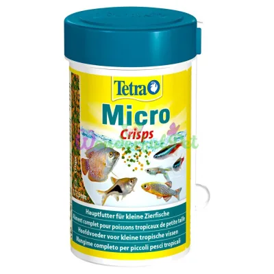 Сухой корм для мелких аквариумных рыб Tetra в чипсах Micro Crisps 100 мл (для всех аквариумных рыб)