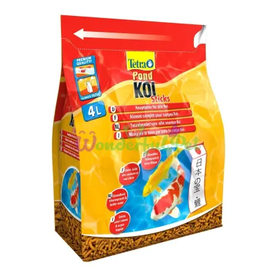Сухой корм для прудовых рыб Tetra в палочках KOI Sticks 4 л (для карпов кои)