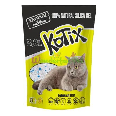 KOTIX Silica Gel Cat Litter 3.8 L
