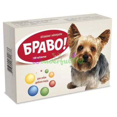 Витаминная добавка Arterium Браво Mini Dog 300 табл