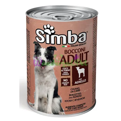 ΠΠΎΠ»ΠΎΠ³ΠΈΠΉ ΠΊΠΎΡΠΌ SIMBA DOG WET Lamb 415 Π³