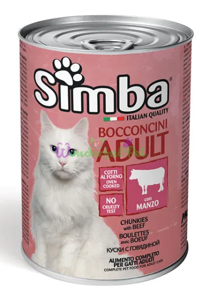 Вологий корм SIMBA CAT WET Beef 415 г