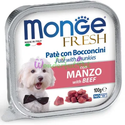 Паштет MONGE DOG FRESH Beef 100 г