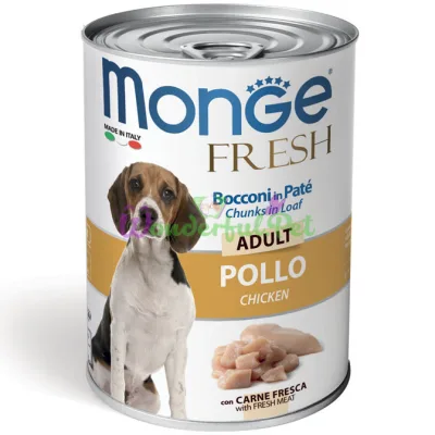 Вологий корм MONGE DOG FRESH Chicken 400 г