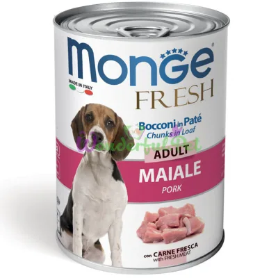 Вологий корм MONGE DOG FRESH Pork 400 г