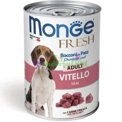 Влажный корм MONGE DOG FRESH Veal 400 г