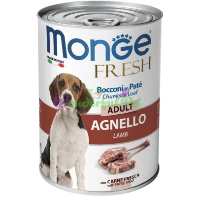Вологий корм MONGE DOG FRESH Lamb 400 г