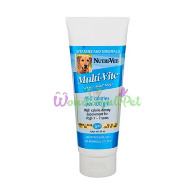 Гель с комплексом витаминов и минералов для собак Nutri-Vet Multi-Vite Dog 89 мл