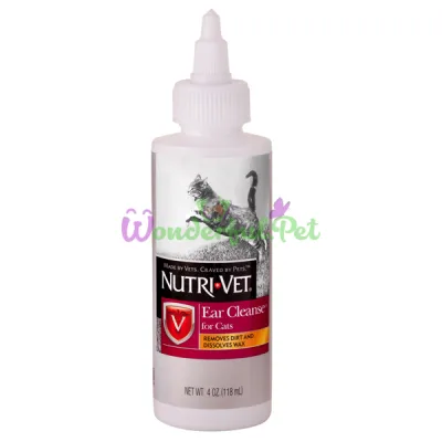 Ушные капли для кошек Nutri-Vet Ear Cleanse Cat 118 мл