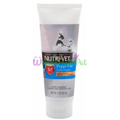 Витаминный гель для щенков до 9 месяцев Nutri-Vet Puppy-Vite Gel 89 мл