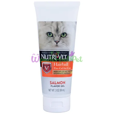 Гель для кошек Nutri-Vet Hairball Salmon Cat 89 мл