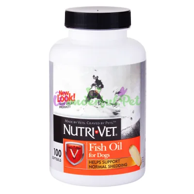 Добавка для шерсти Nutri-Vet Fish Oil Dog 100 капс