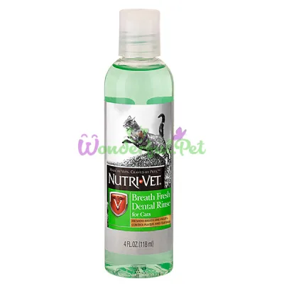Жидкость для зубов кошек Nutri-Vet Breath Fresh Cat 118 мл