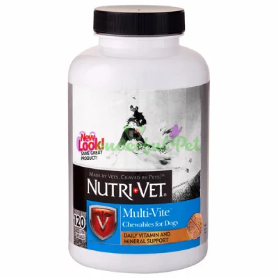 Мультивитамины для собак Nutri-Vet Multi-Vite Dog 120 табл