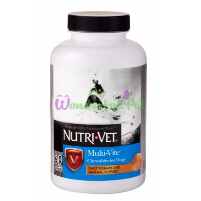 Мультивитамины для собак Nutri-Vet Multi-Vite Dog 60 табл