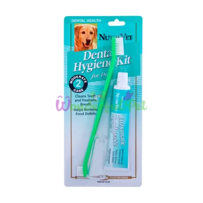 Набор по уходу за пастью собаки Nutri-Vet Oral Hygiene Kit Cat 75 г