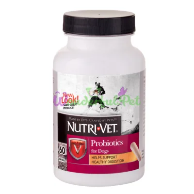 ΠΡΠΎΠ±ΠΈΠΎΡΠΈΠΊΠΈ Π΄Π»Ρ ΡΠΎΠ±Π°ΠΊ Nutri-Vet Probiotics Dog 60 ΠΊΠ°ΠΏΡ