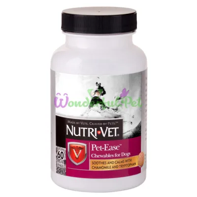 Таблетки антистресс для собак мелких пород Nutri-Vet Pet-Ease Mini Dog 60 табл