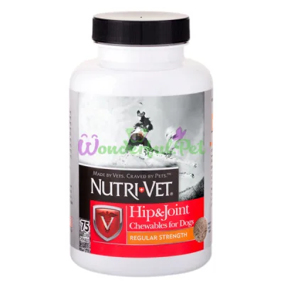 Хондроитин и глюкозамин 1 уровень Nutri-Vet Hip Joint Regular Dog 75 табл