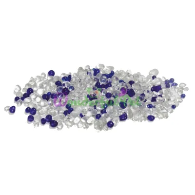 Грунт CRYSTAL SAND, оброблене скло, прозоре сине, 400г (2505) (6 шт уп) +