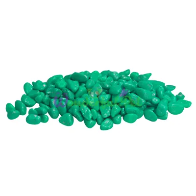Грунт FLUO, гравий крашеный, зелёный, 350 г (2480) (6 шт уп) +