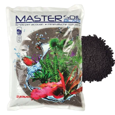 Грунт SOIL Black, натуральный ил речной, черный, 3,3 кг