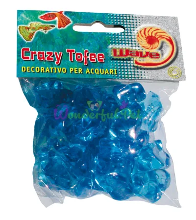 Декоративные камни CRAZY TOFFEE, синий, 20 шт