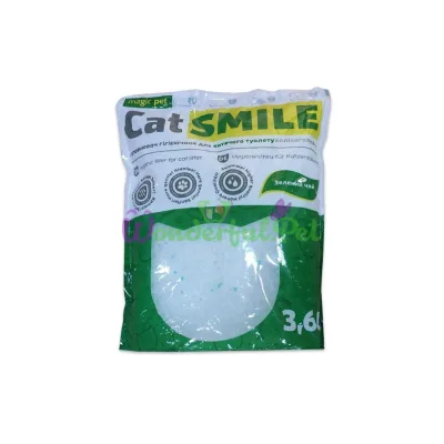 Силикагелевый наполнитель Magic Pet Cat Smile зеленый чай 3.6 л (1.8 кг)
