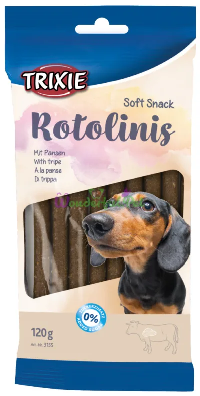 Ласощі для собак Rotolinis зі шлунком 120 г (12 шт)