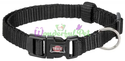 Premium Nylon Collar XS-S 22-35 cm/10 mm Black