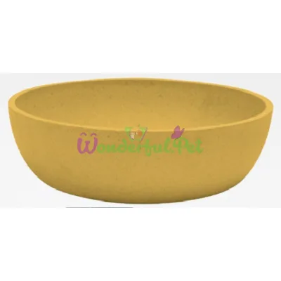 Миска CROCI Bamboo, бамбуковое волокно, желтая, 0,57л, 14 см
