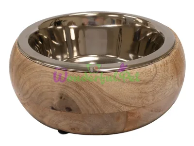 Миска CROCI Gryfino, нерж дерево., 0,80л, 20 см