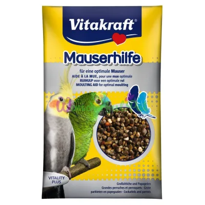 Vitakraft Moulting Vitamin Supplement for Medium and Large Parrots 25 g