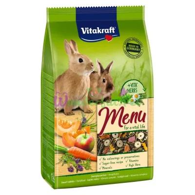 Корм для кроликов Vitakraft Menu 1 кг