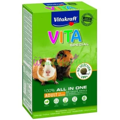 ΠΠΎΡΠΌ Π΄Π»Ρ ΠΌΠΎΡΡΠΊΠΈΡ
ΡΠ²ΠΈΠ½ΠΎΠΊ Vitakraft VITA Special 600 Π³