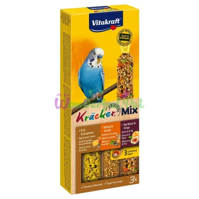 Vitakraft Cracker for Parrots Honey Fruit Egg 3 pcs