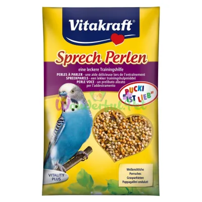 Витамины для волнистых попугаев Vitakraft Sprech Perlen семена 20 г (для стимулирования речи)