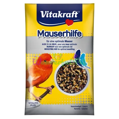 Витамины для канареек Vitakraft Mauserhilfe семена 20 г (при линьке)