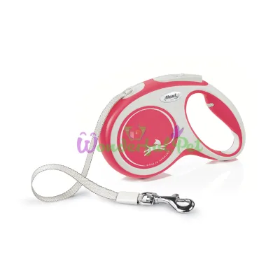 Рулетка FLEXI NEW COMFORT S 5 м лента красная
