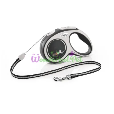 Рулетка FLEXI NEW COMFORT S 5 м шнур черная