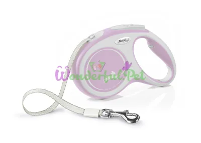 Рулетка FLEXI NEW COMFORT XS 3 м стрічка рожева