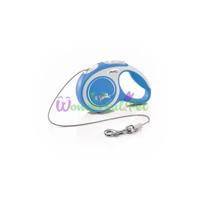 Рулетка FLEXI New Comfort Cord XS, 3м, до 8кг, шнур, cиня (2731)