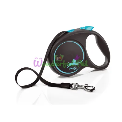 Рулетка FLEXI BLACK DESIGN M 5 м лента синяя