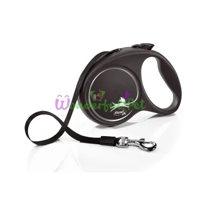 Рулетка FLEXI BLACK DESIGN S 5 м лента черная