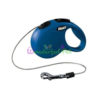 Рулетка FLEXI NEW CLASSIC CAT XS 3 м шнур синяя